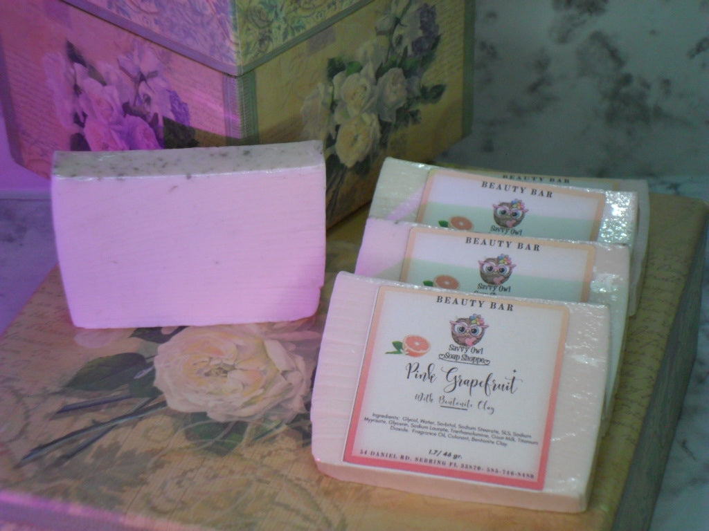 Pink Grapefruit Beauty Bar