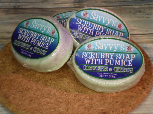 Savvy's Scrubby Soap With Pumice